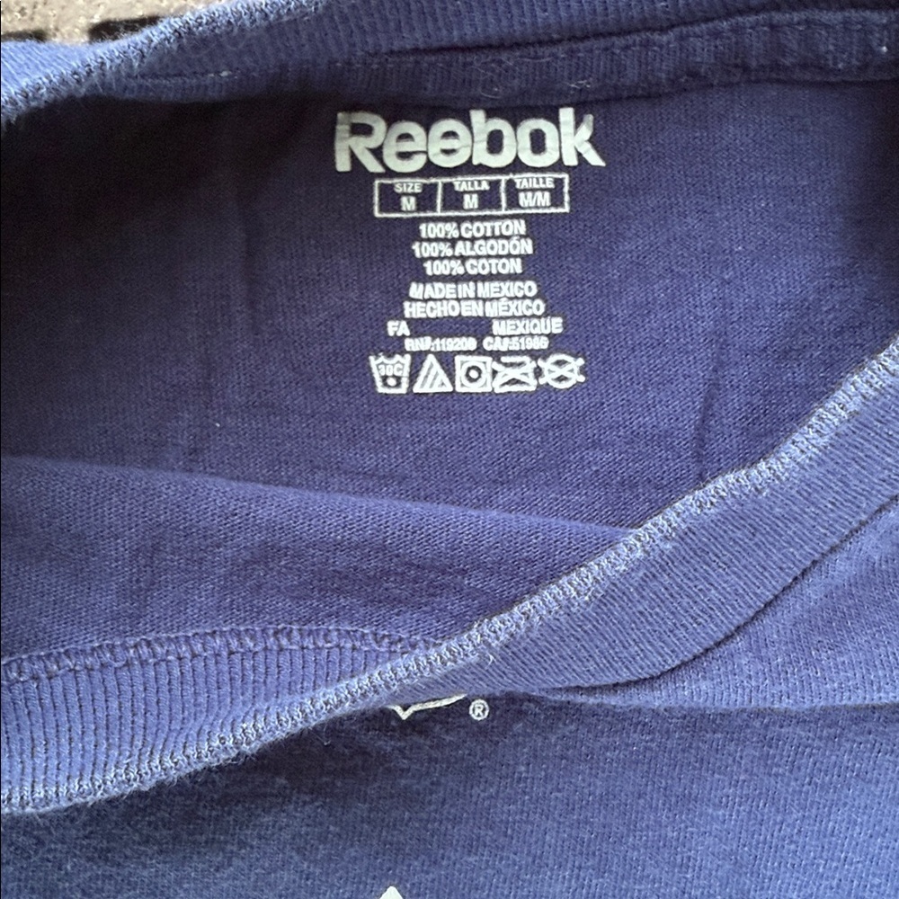 Toronto Maple Leafs Marner #16 Reebok Navy Blue 100% Cotton T-Shirt. Medium - Picture 3 of 4
